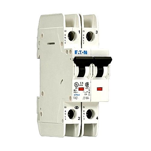 FAZ C10 2 NA Eaton Circuit Breaker New 10A 480V 2 Pole