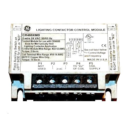 CR460XMC GENERAL ELECTRIC LIGHTING CONTACTOR CONTROL MODULE KIT 