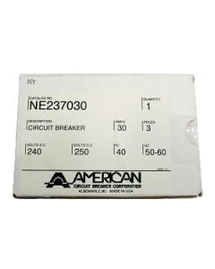 NE237025 FPE - New Circuit Breaker
